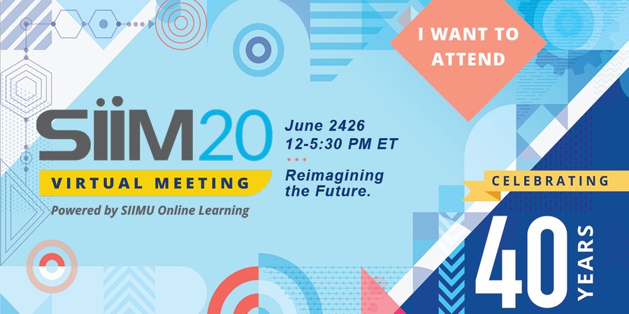 SIIM 2020 virtual meeting
