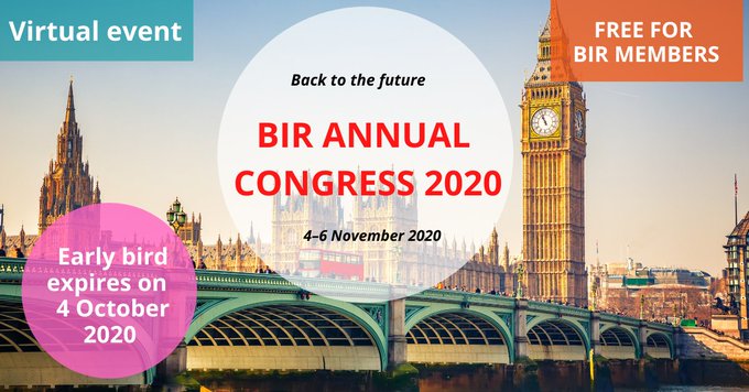 BIR annual congress 2020