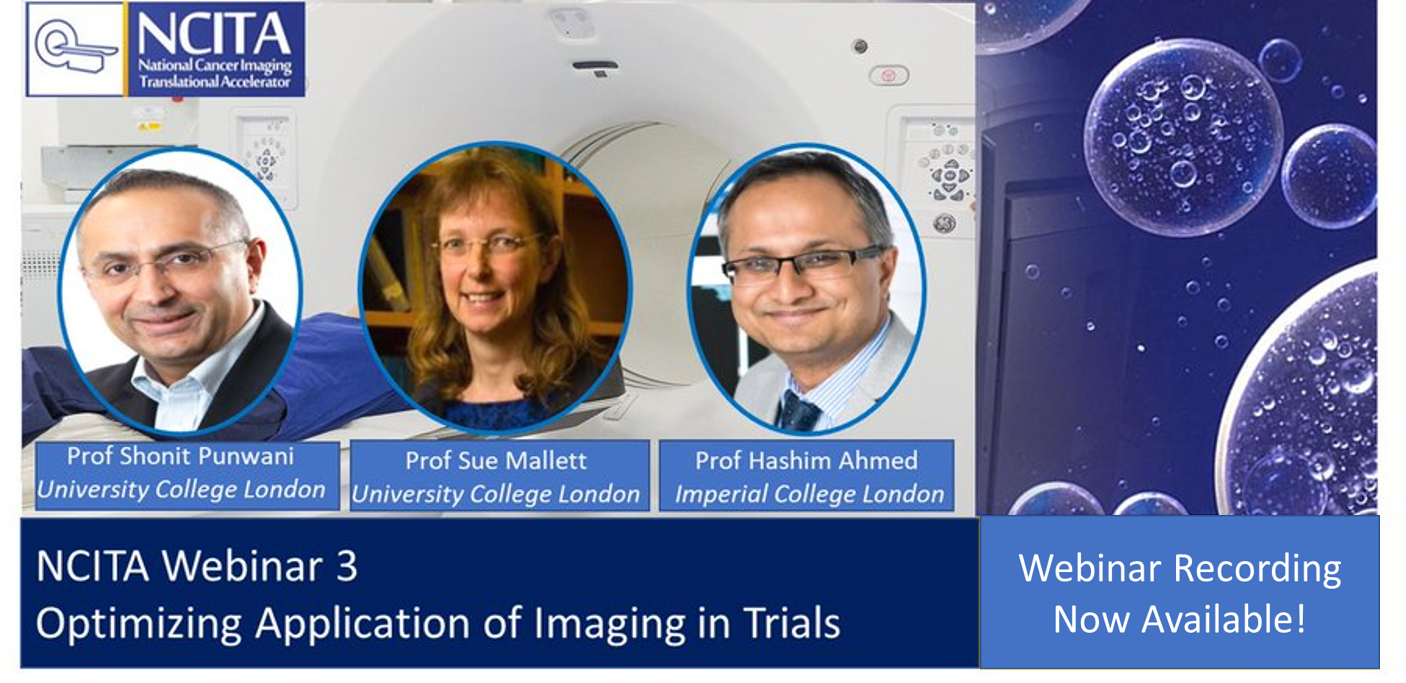 NCITA webinar 3 - Optimising application of imaging in trials